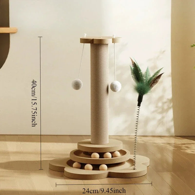 Krabpaal Modern – stabiel sisal