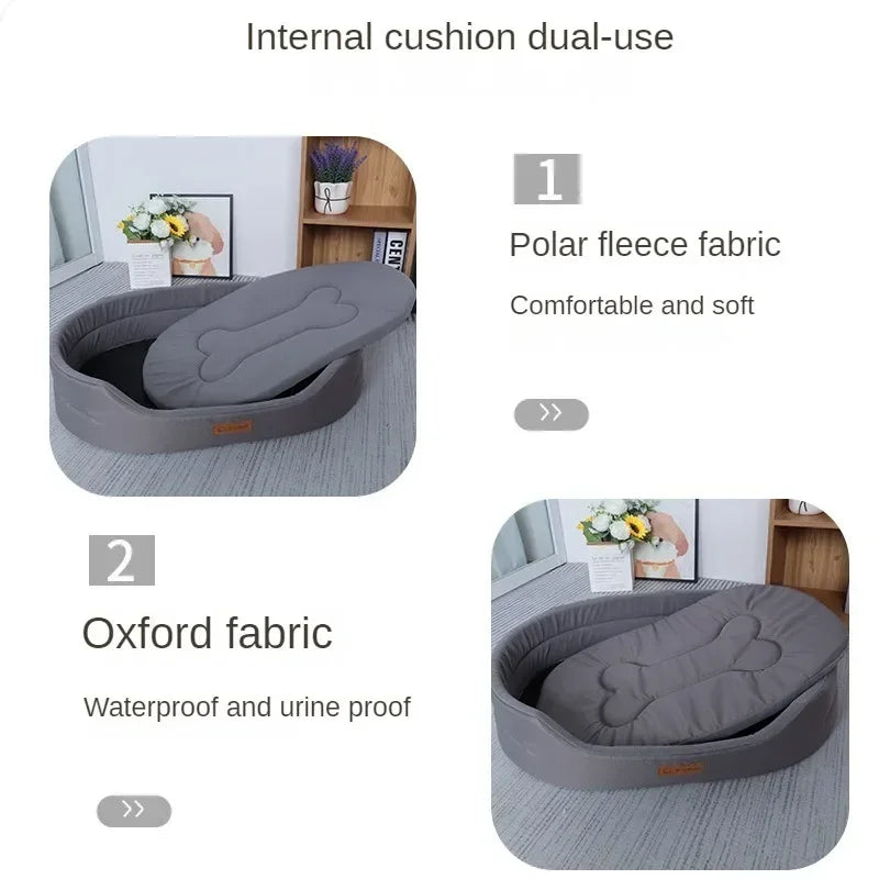 Hondenbed ovaal