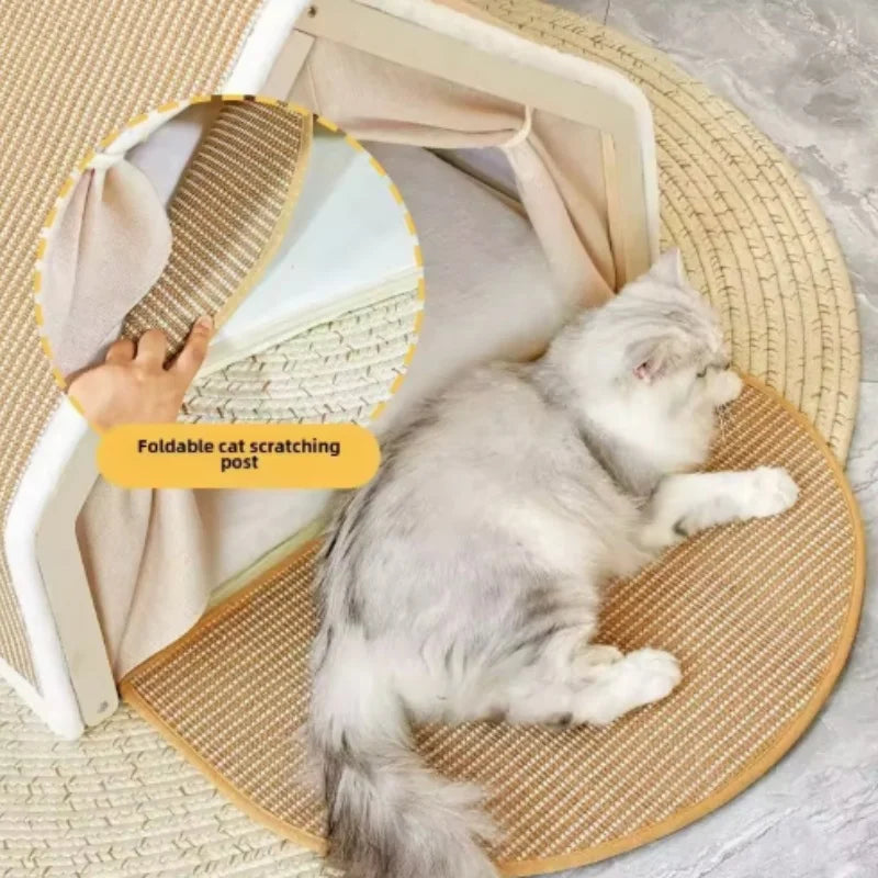 Kattenhuis tent+krabpaal
